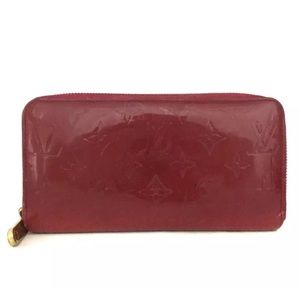 [0069] Louis Vuitton Vernis Patent Leather Zippy Zip Around Long Wallet Cerise